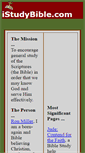 Mobile Screenshot of istudybible.com