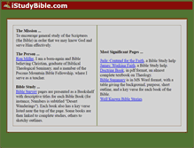 Tablet Screenshot of istudybible.com